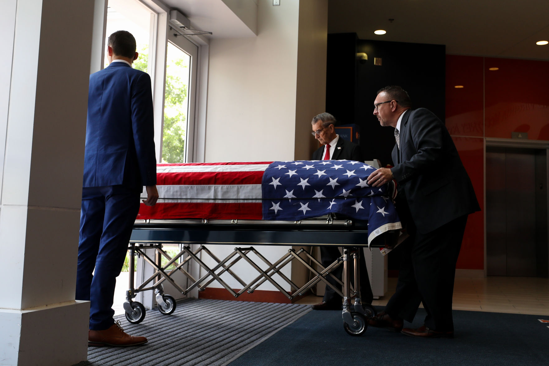 Funeral service for officer William Buechner